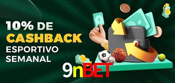 10% de bônus de cashback na 9nbet
